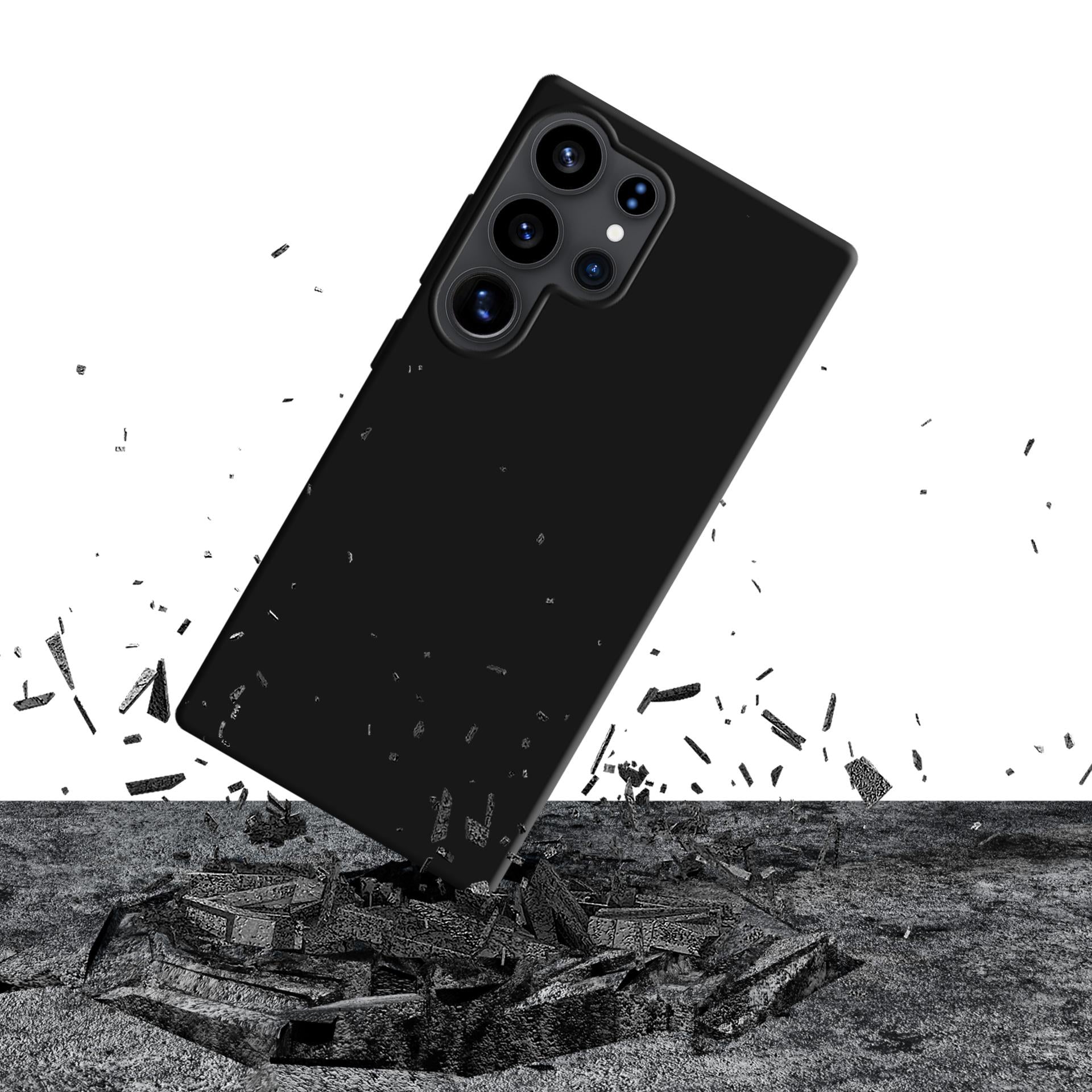 3mk silikoninis dėklas, skirtas Samsung Galaxy S25 Ultra – juodas