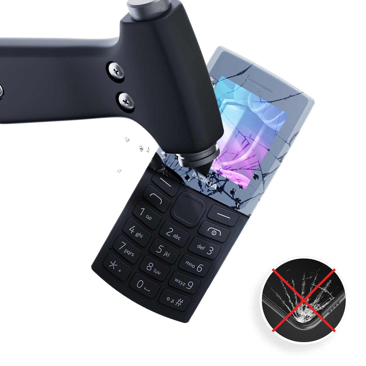 Matinė plėvelė 3mk SilkyMatt Pro™ Nokia 105 (2023) -- Nokia 105 (2023)