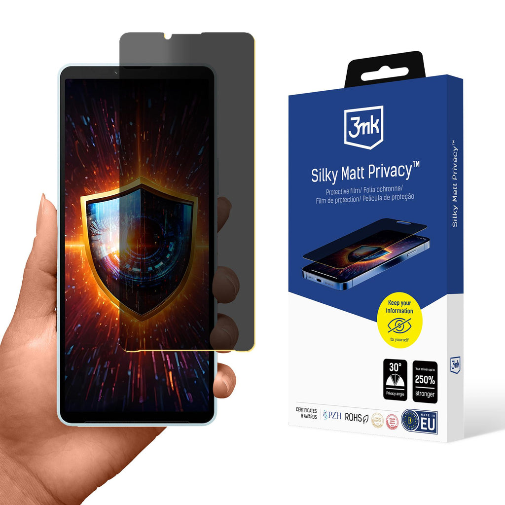 Privatumo ekrano apsauga 3mk Silky Matt Privacy, skirta Sony Xperia 10 VI -- Sony Xperia 10 VI
