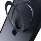 3mk Smoke Case Mag&Stand, skirtas Samsung Galaxy S25 - juodas