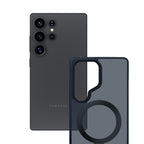 3mk Smoke Case Mag&Stand, skirtas Samsung Galaxy S25 Ultra – juodas