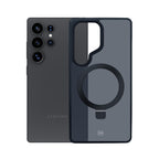 3mk Smoke Case Mag&Stand, skirtas Samsung Galaxy S25 Ultra – juodas