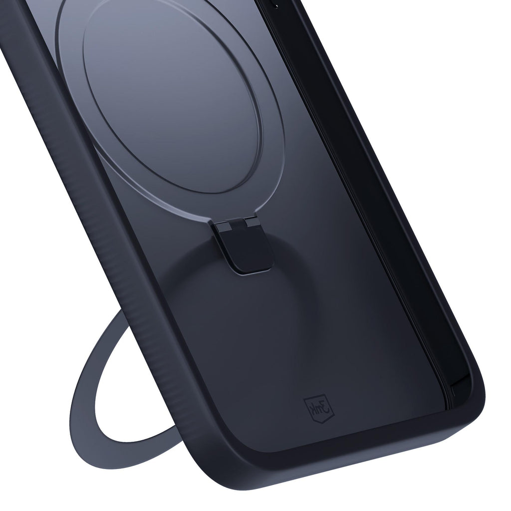 3mk Smoke Case Mag&Stand, skirtas Samsung Galaxy S25 Ultra – juodas