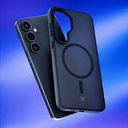 3mk Smoke MagCase, skirtas Samsung Galaxy S25 – juodas