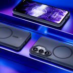 3mk Smoke MagCase, skirtas Samsung Galaxy S25+ - juodas -- Samsung Galaxy S25+