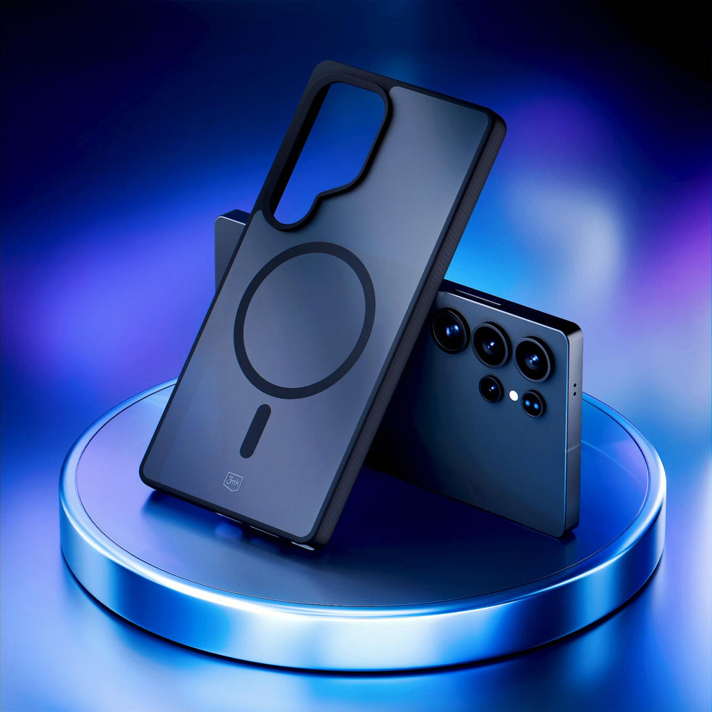 3mk Smoke MagCase, skirtas Samsung Galaxy S25 Ultra – juodas