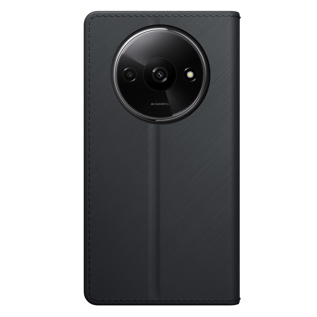 3mk piniginės dėklas, skirtas Redmi A3 – juodas -- Redmi A3
