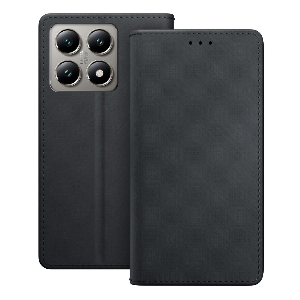 3mk piniginės dėklas, skirtas Xiaomi 14T – juodas