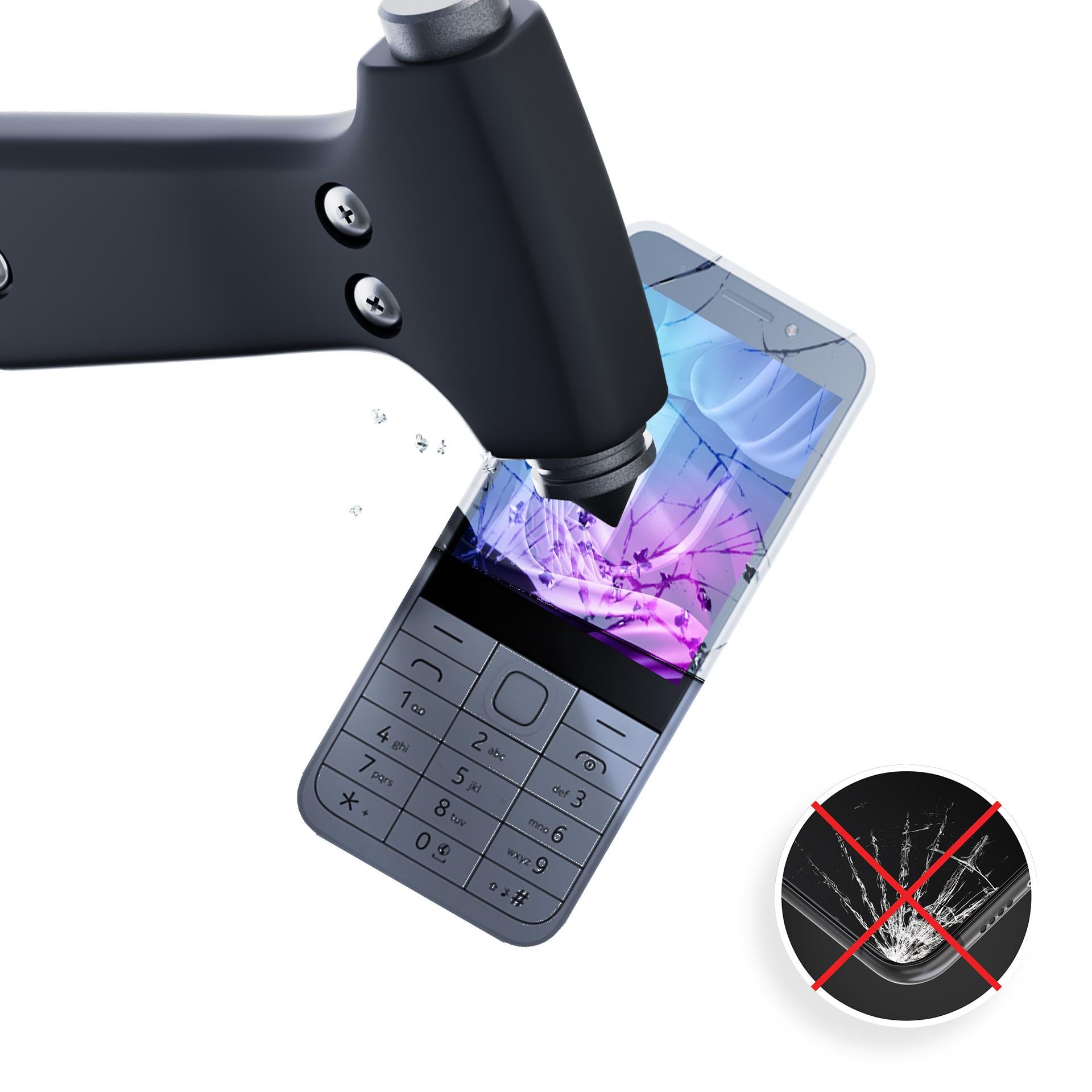 Matinis plėvelė 3mk SilkyMatt Pro™ skirta Nokia 230 DualSim 2024 -- Nokia 230
