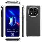 3mk skaidrus dėklas, skirtas Xiaomi Redmi Note 14 Pro - skaidrus