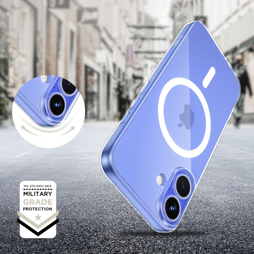 Tech-Protect FlexAir MagSafe dėklas iPhone 16 – skaidrus -- iPhone 16