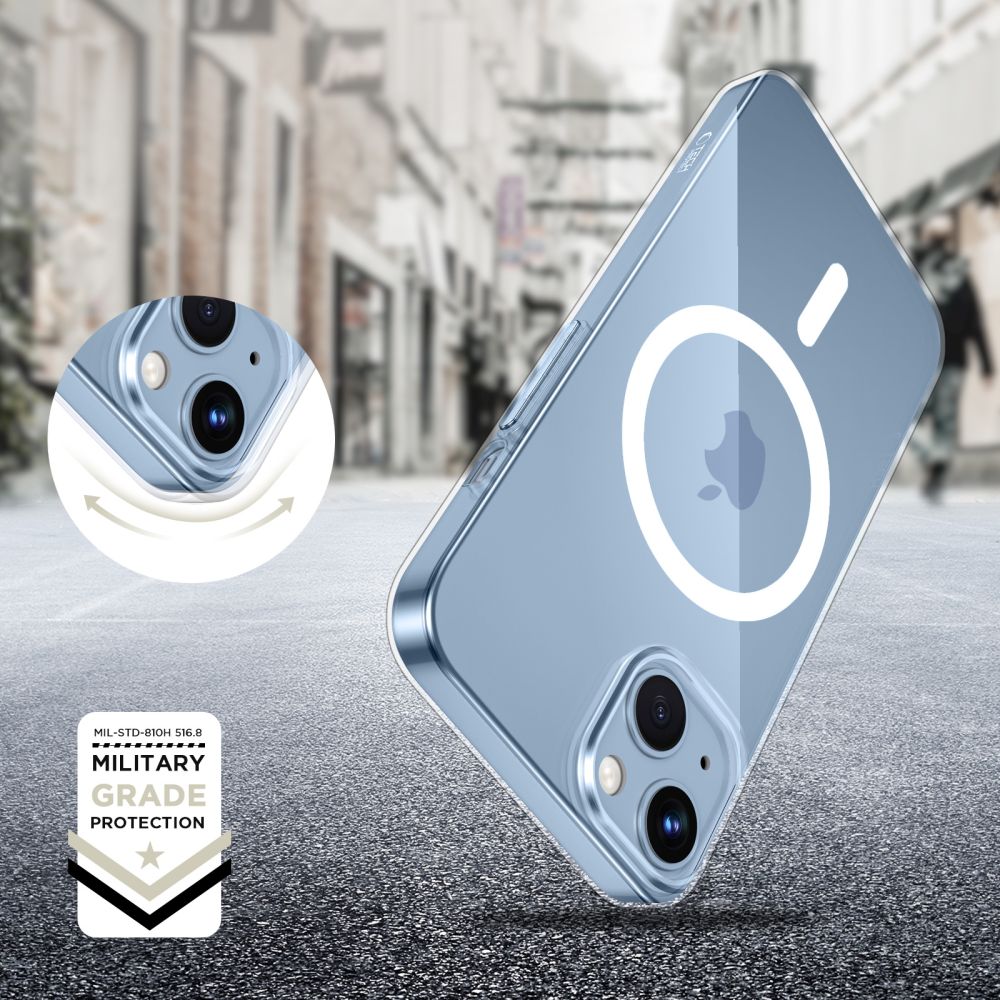 Tech-Protect FlexAir MagSafe dėklas iPhone 13/14 – skaidrus -- iPhone 13