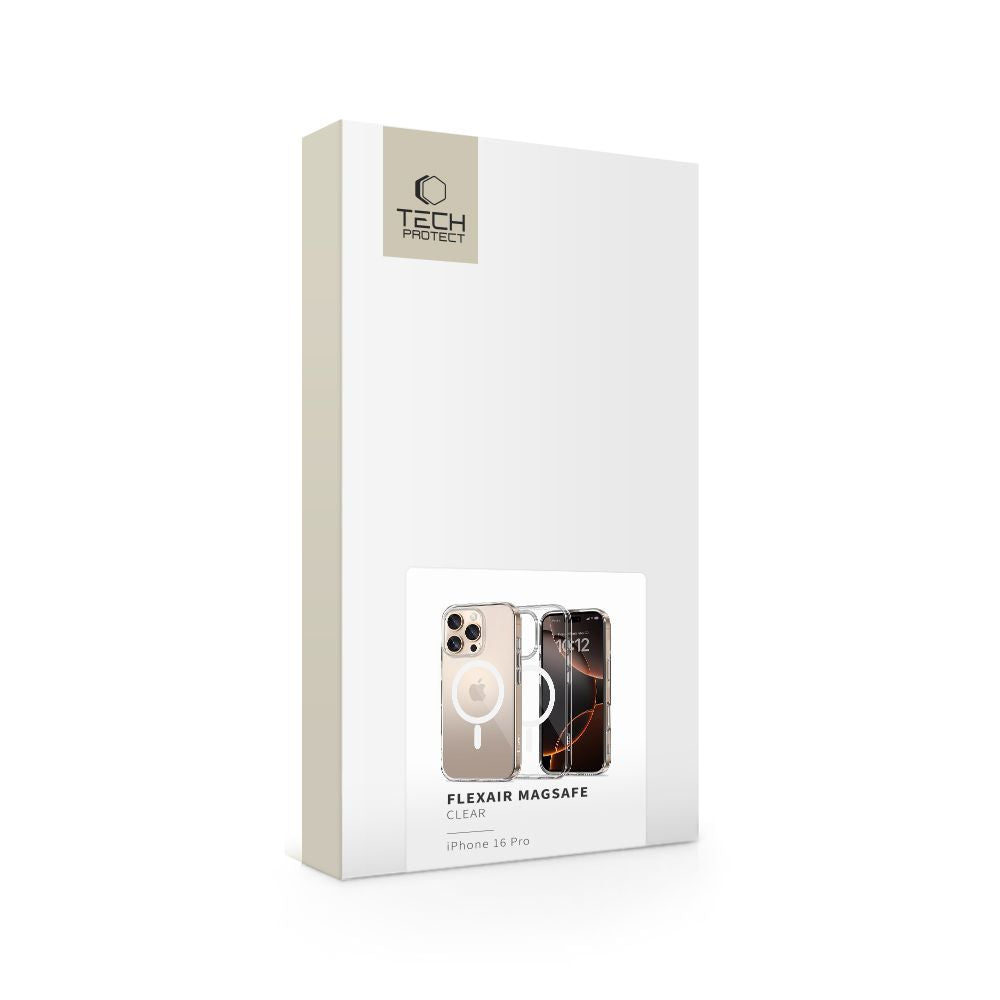 Tech-Protect FlexAir MagSafe dėklas iPhone 16 Pro – skaidrus -- iPhone 16 Pro
