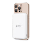 Tech-Protect išorinė baterija PB24 LifeMag QI2 MagSafe 10000 mAh - balta -- Powerbanks