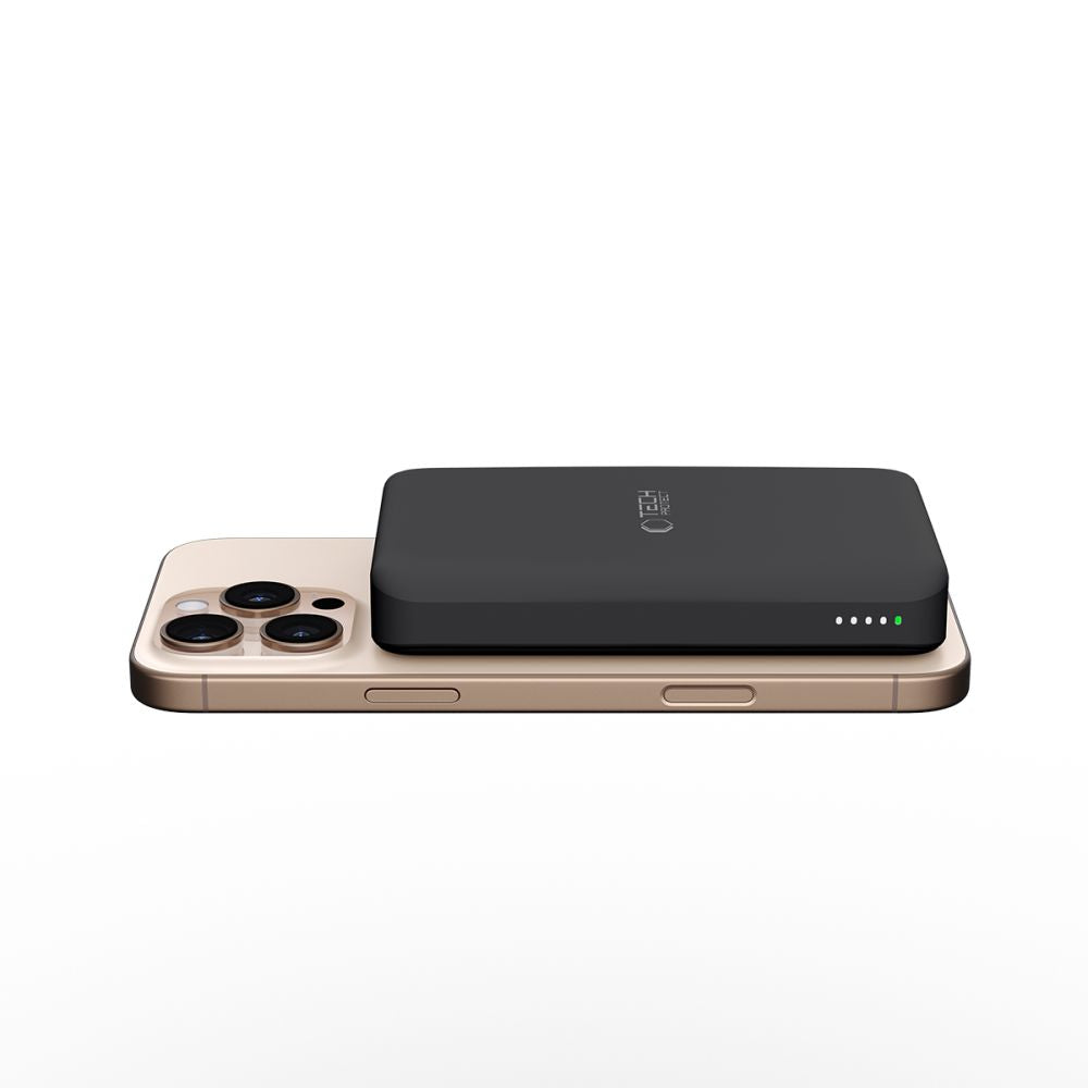 Tech-Protect išorinė baterija PB24 LifeMag QI2 MagSafe 10000 mAh - juoda -- Powerbanks