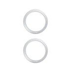 Tech-Protect 2in1 MagSafe žiedas MMP-110 - sidabrinis / sidabrinis -- Cell phone holders