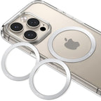 Tech-Protect 2in1 MagSafe žiedas MMP-110 - sidabrinis / sidabrinis -- Cell phone holders