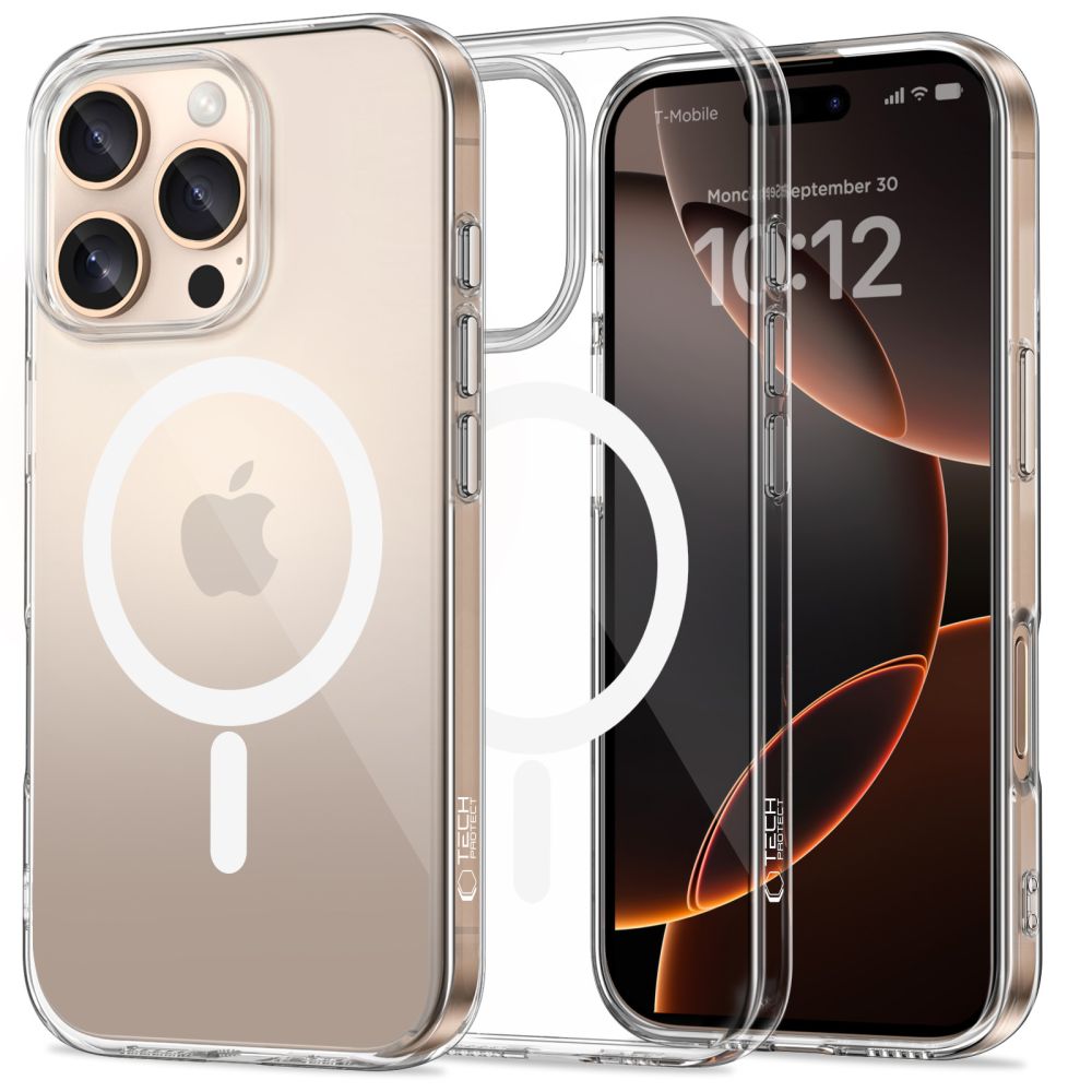Tech-Protect FlexAir MagSafe dėklas iPhone 16 Pro Max – skaidrus -- iPhone 16 Pro Max