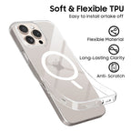 Tech-Protect FlexAir MagSafe dėklas iPhone 16 Pro Max – skaidrus -- iPhone 16 Pro Max