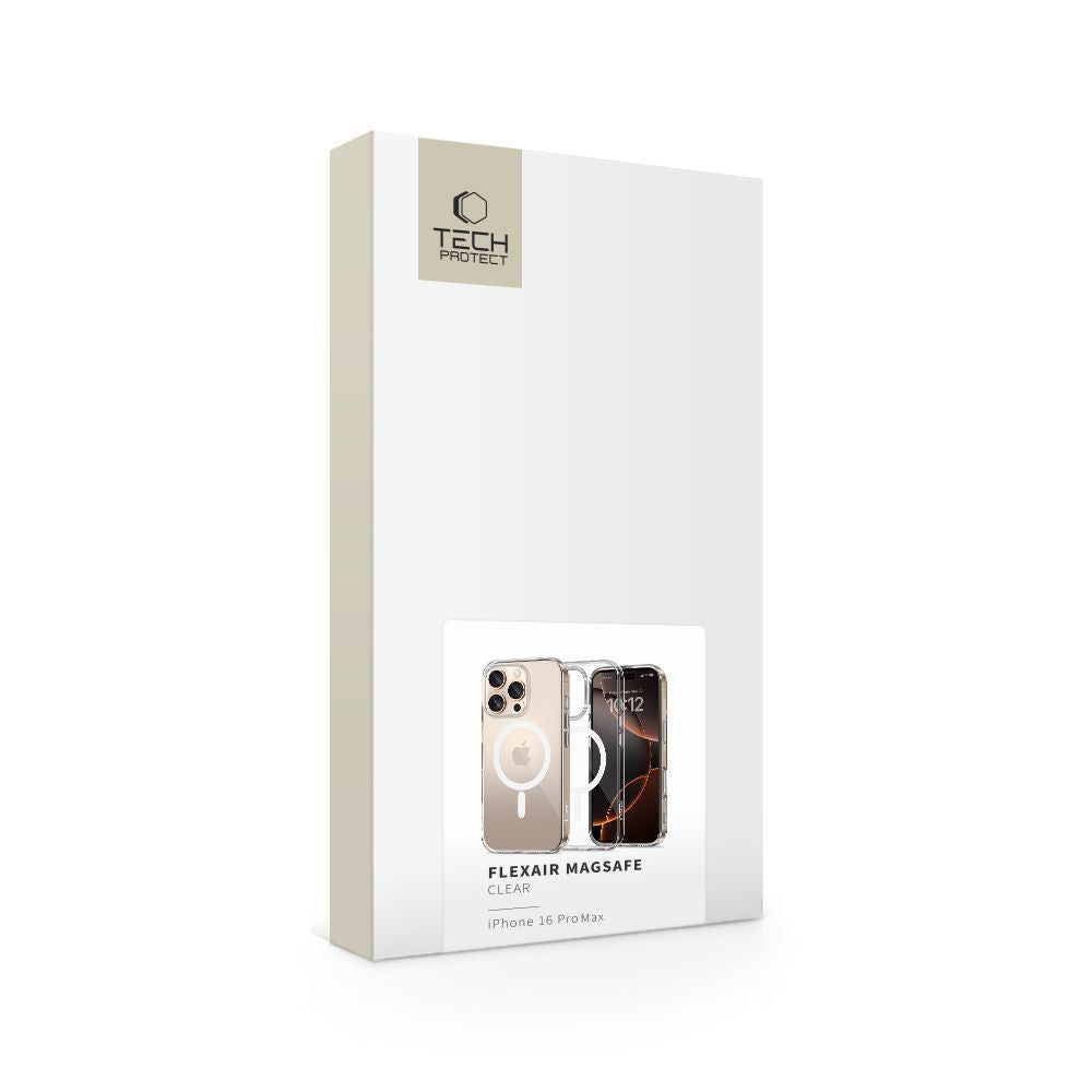 Tech-Protect FlexAir MagSafe dėklas iPhone 16 Pro Max – skaidrus -- iPhone 16 Pro Max