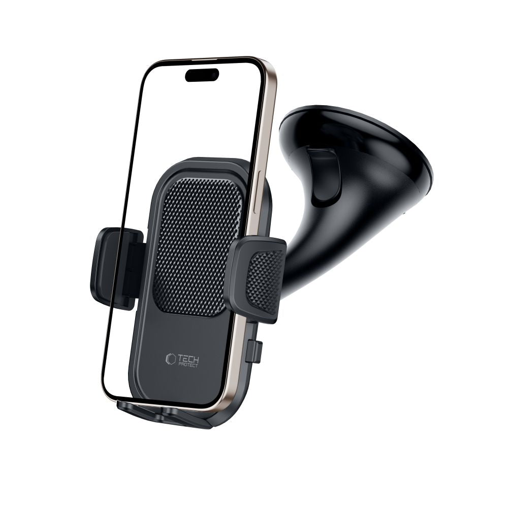 Tech-Protect automobilinis laikiklis V8 prietaisų skydeliui ir oro angai - juodas -- Cell phone holders