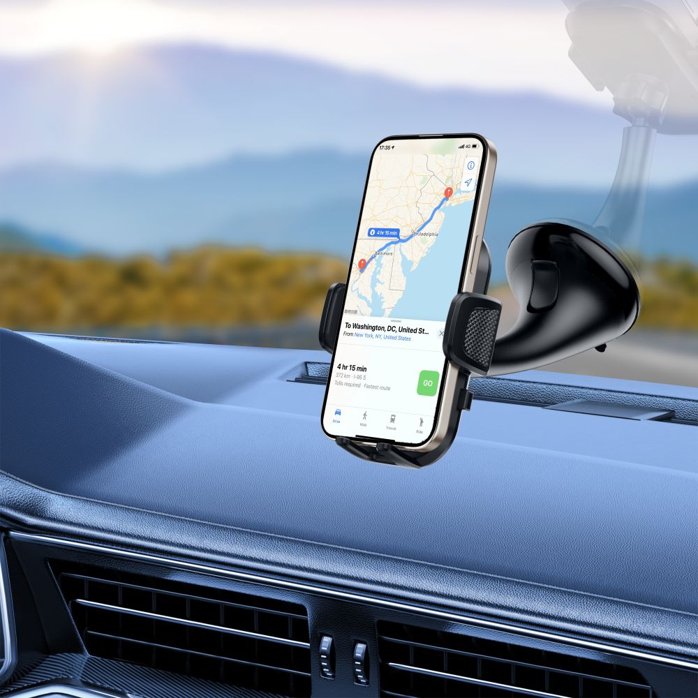 Tech-Protect automobilinis laikiklis V8 prietaisų skydeliui ir oro angai - juodas -- Cell phone holders