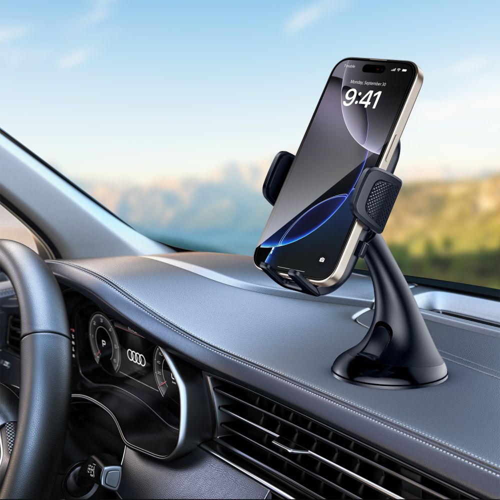 Tech-Protect automobilinis laikiklis V8 prietaisų skydeliui ir oro angai - juodas -- Cell phone holders