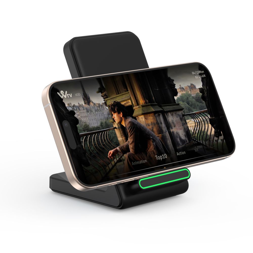 Tech-Protect QI15W-A40 belaidis įkroviklis - juodas -- Cell phone chargers