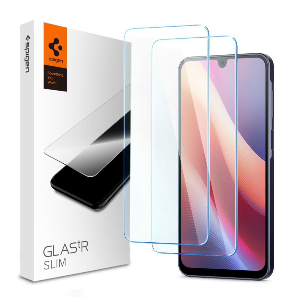 Spigen Glas.TR Slim grūdintas stiklas Samsung Galaxy A16 4G/5G (2 vnt.) – skaidrus -- Samsung Galaxy A16