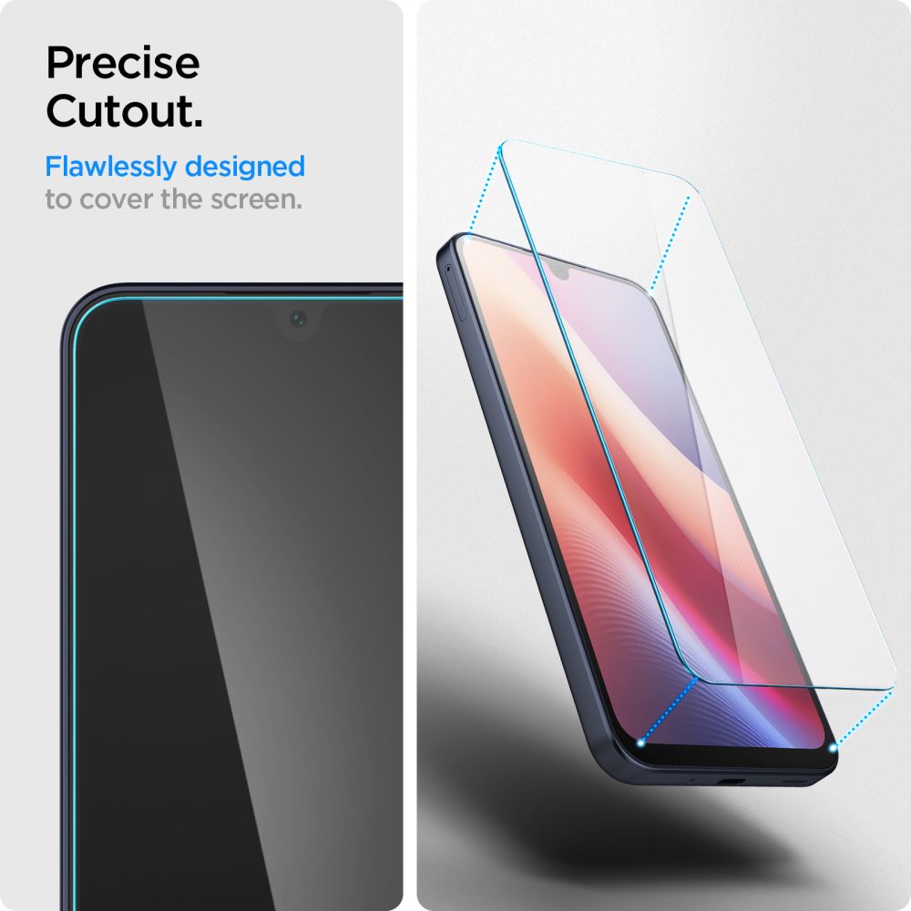 Spigen Glas.TR Slim grūdintas stiklas Samsung Galaxy A16 4G/5G (2 vnt.) – skaidrus -- Samsung Galaxy A16