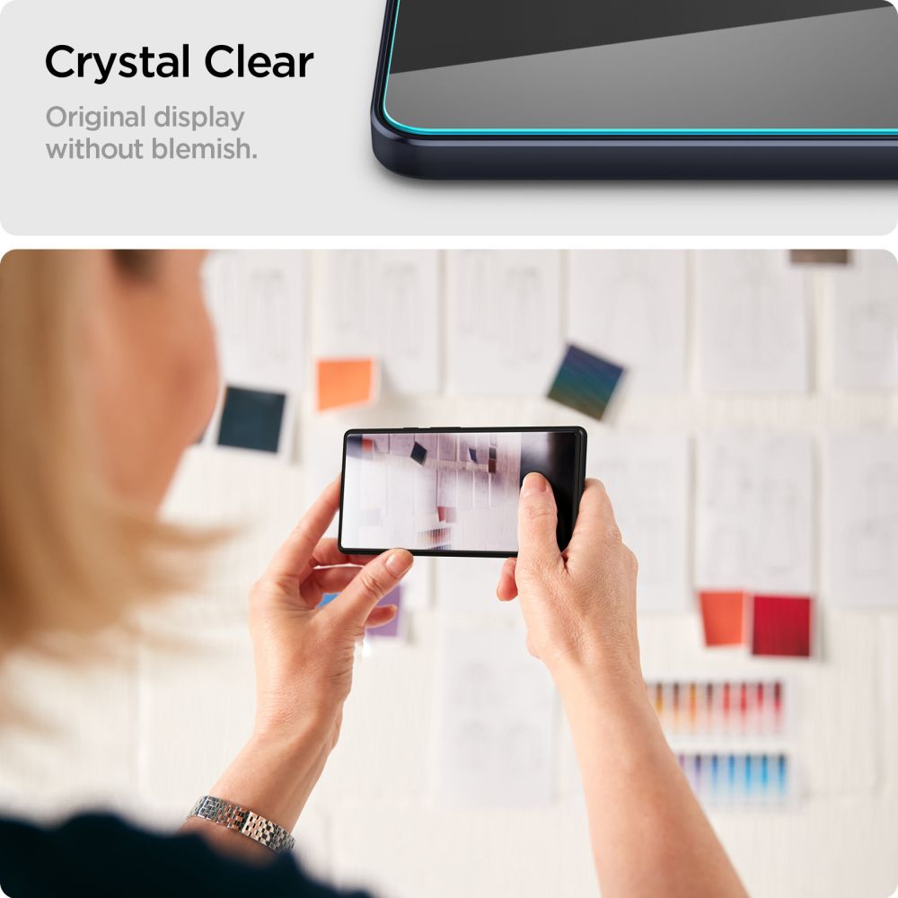 Spigen Glas.TR Slim grūdintas stiklas Samsung Galaxy A16 4G/5G (2 vnt.) – skaidrus -- Samsung Galaxy A16