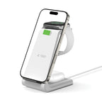 Tech-Protect QI15W-A36 3in1 įkrovimo stotelė skirta Apple - baltas -- Cell phone chargers