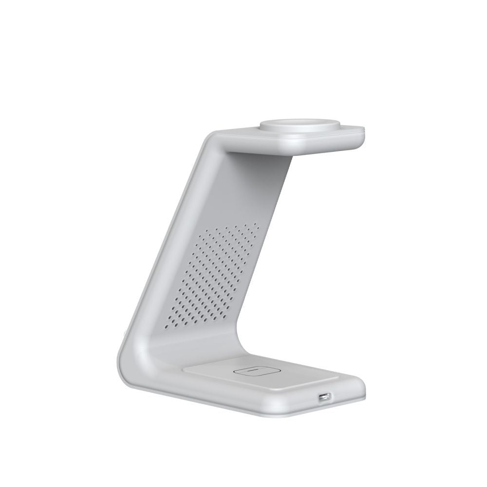 Tech-Protect QI15W-A36 3in1 įkrovimo stotelė skirta Apple - baltas -- Cell phone chargers