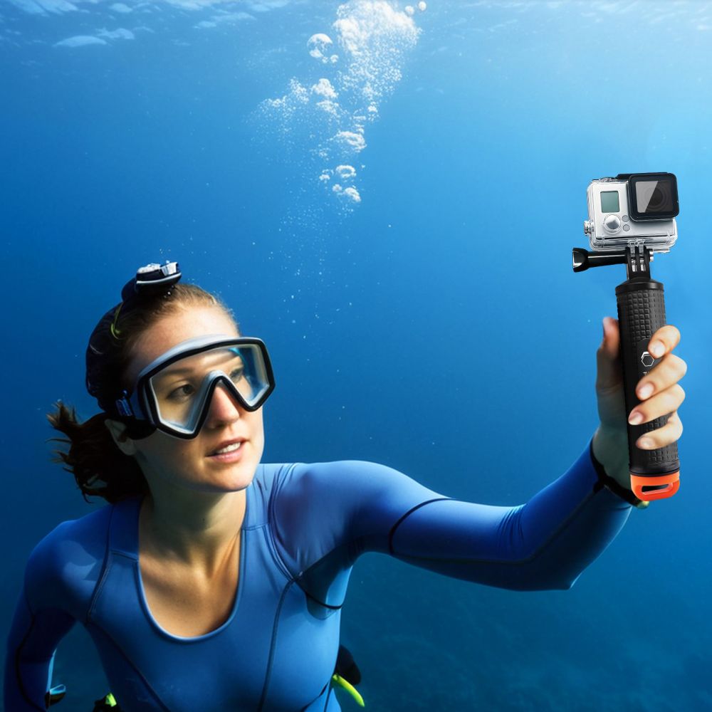 Tech-Protect rankena GA100 skirta GoPro / DJI - juodas -- Cell phone holders