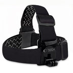 Tech-Protect GA100 galvos tvirtiklis GoPro / DJI - Juodas -- Cycling Accessories
