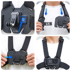 Tech-Protect GA100 krūtinės tvirtiklis GoPro / DJI - Juodas -- Cycling Accessories