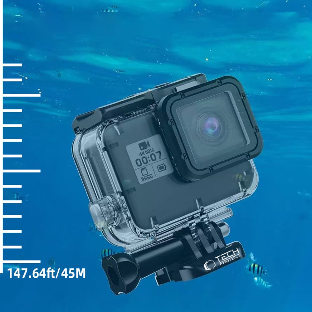 Tech-Protect GA200 dėklas GoPro Hero 5/6/7 – skaidrus -- Others