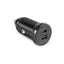 SBS TECRPD25W automobilinis įkroviklis 25W USB-A USB-C su Power Delivery - juodas -- Cell phone chargers