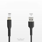 SBS TECABLEMICROC15K USB-A - USB-C laidas 1.5m - juodas -- Cell phone cables
