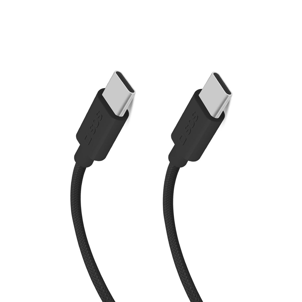 SBS TECABLETISSUETCK USB-C - USB-C 1.5m 60W pintas laidas - juodas -- Cell phone cables