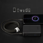 SBS TECABLETISSUETCK USB-C - USB-C 1.5m 60W pintas laidas - juodas -- Cell phone cables