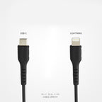 SBS TECABLELIGTC1K USB-C - Lightning laidas 1m - juodas