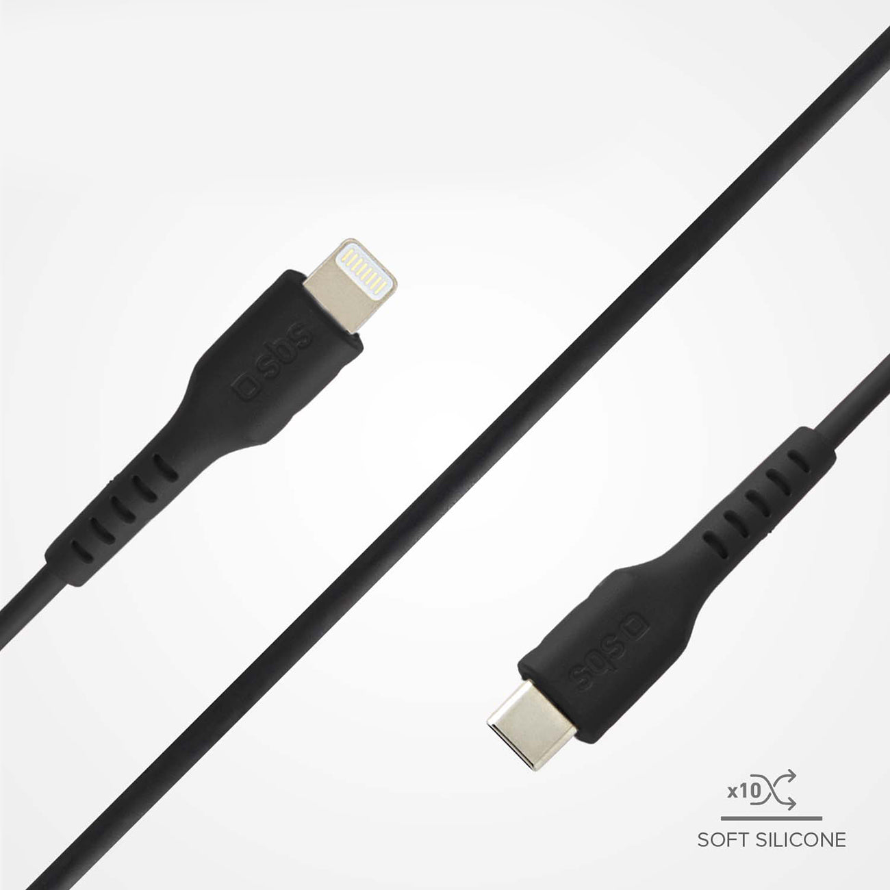 SBS TECABLELIGTC1K USB-C - Lightning laidas 1m - juodas