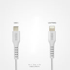 SBS TECABLELIGTC1W USB-C - Lightning laidas MFi Certified, 1m - baltas