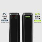 SBS išorinė baterija TEBB10000HDPD20K 10000 mAh su Power Delivery - juoda
