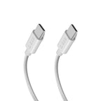 SBS TECABLETISSUETCC2G laidas 2 x USB-C 2m 60W su Power Delivery - pilkas