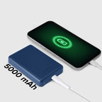 SBS išorinė baterija TEBB5000MAG1CB 5000 mAh suderinama su MagSafe - mėlyna