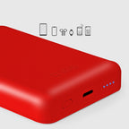 SBS išorinė baterija TEBB5000MAG1CR 5000 mAh suderinama su MagSafe - raudonas