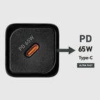SBS TETRGAN1C65W 65W GaN Power Delivery įkroviklis - juodas
