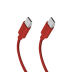 SBS TECABLETISSUETCCR USB-C - USB-C 1.5m 60W pintas laidas - raudonas